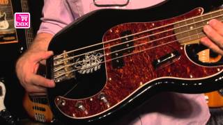 Video thumbnail for Squier Eva Gardner Precision Bass - NAMM 2014 by Bax-shop | Bax Music Goes