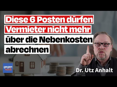 Mietrecht: Diese 6 Posten dürfen Vermieter nicht mehr über die Nebenkosten abrechnen