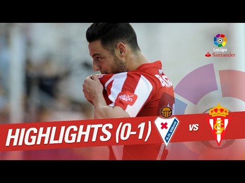 Resumen de SD Eibar vs Sporting de Gijón (0-1)