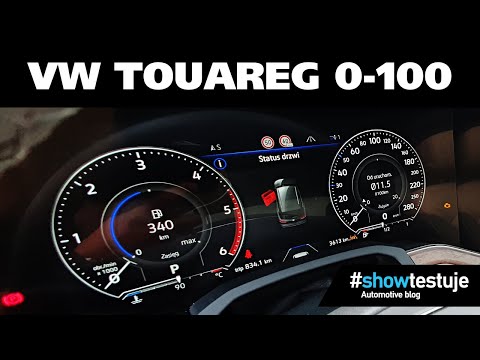 Volkswagen Touareg 3.0 TDI V6 286 KM 0-100 km/h ACCELERATION [ #showtestuje ]