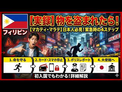 【もし●盗されたら…】警察？それとも諦め？こちらが警察へ行ってすることの流れがこちら YouTubeサムネイル