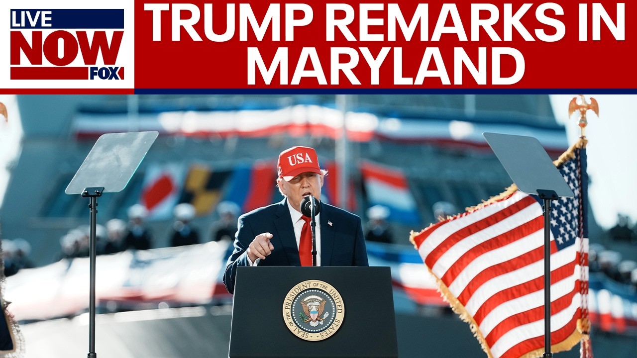 FULL: President Trump delivers remarks in Maryland