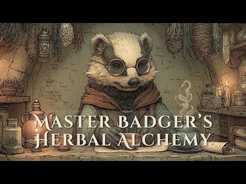 🍵 A Warm Herbal Tale for Evening Wanderers – Master Badger’s Celtic Fantasy Alchemy