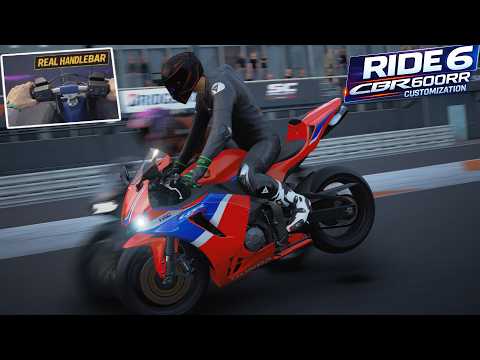 RIDE 6 – Customization | Honda CBR 600RR 2024 + Thrustmaster Freestyler Bike 🏍️🔥