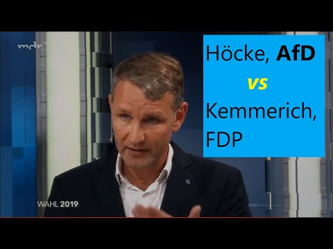 Björn Höcke im Schlagabtausch mit FDP-Mann: Asylrecht; ist der Osten eine abgehängte Region?
