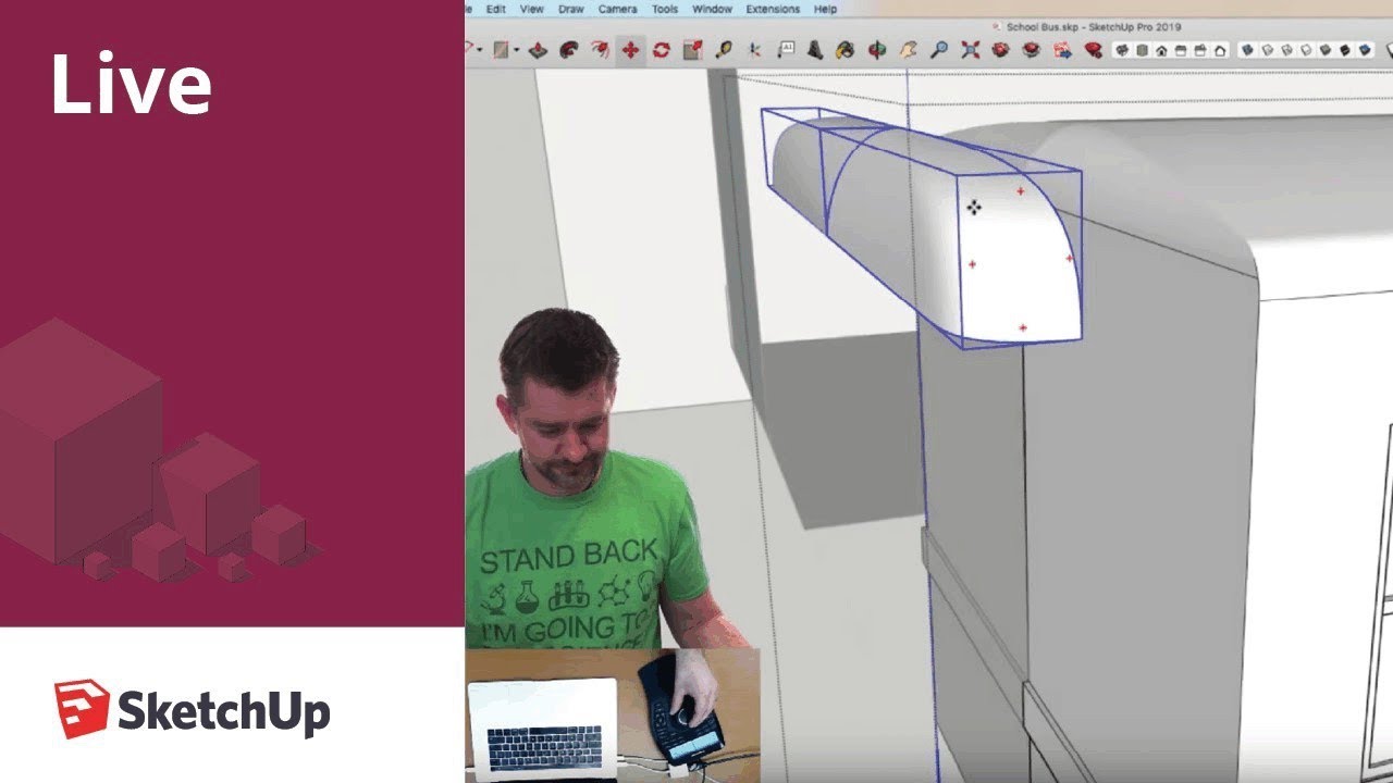 Live Modeling a School Bus