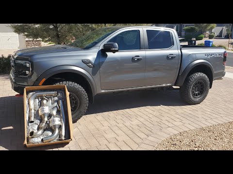 SPD Catted Downpipes On A 2025 Ranger Raptor