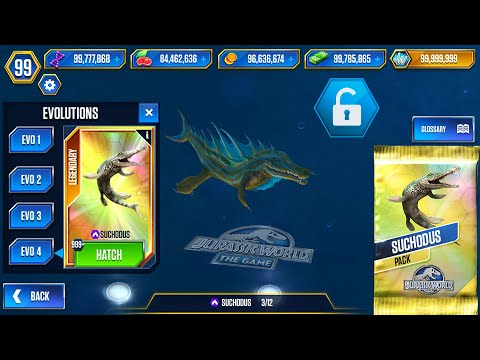 SUCHODUS PACK UNLOCK SUCHODUS 999 | JURASSIC WORLD THE GAME