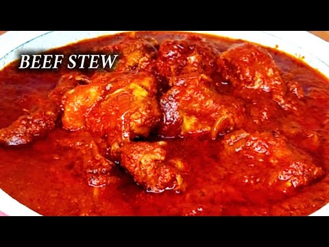Most Popular Food In Nigeria I Nigerian Beef Stew Recipe I Cooking