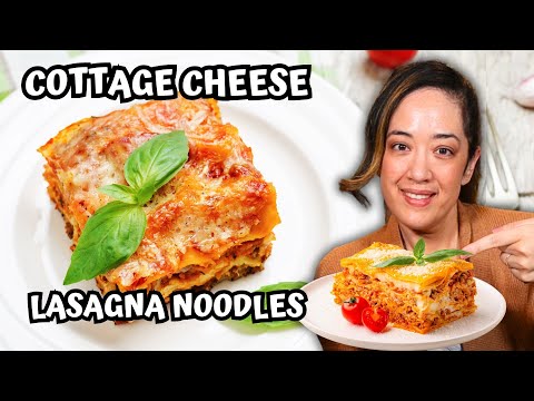 Make Keto Lasagna Noodles out of Cottage Cheese!