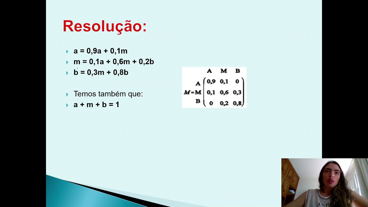 Exercícios Cadeias de Markov