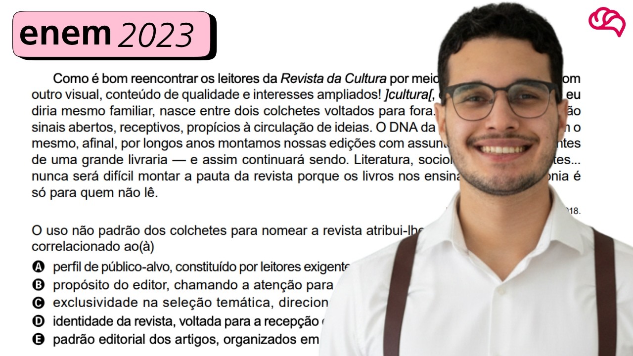 Resolução em Vídeo — Questão 17 ENEM 2023