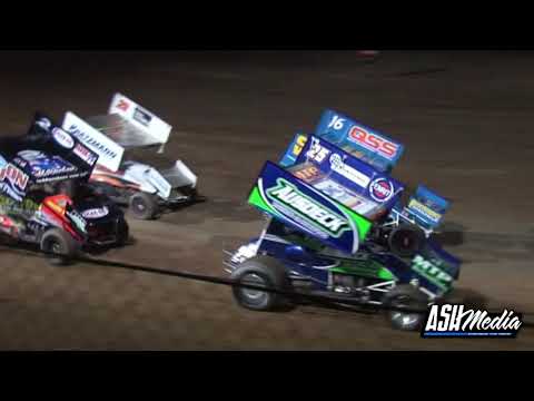 Sprintcars: 2008/09 Queensland Title - A-Main - Maryborough Speedway - 07.06.2009