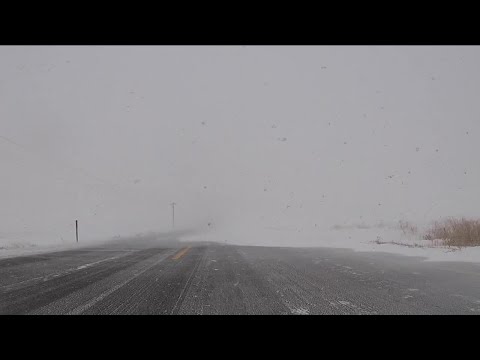 Snow, strong winds hit the eastern plains