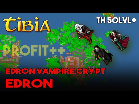 MEGA PROFIT - Tibia - Vampire Crypt - Edron - TH 50++