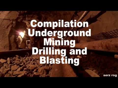 blasting mining underground (compilation drilling and blasting)