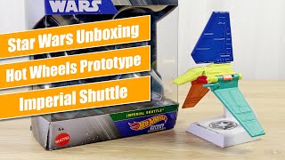 Hot Wheels Starships Select Prototype Imperial Shuttle - Star Wars Unboxing