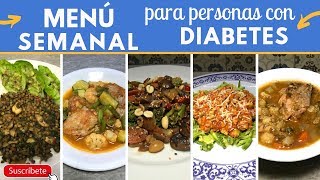 Menú semanal para DIABÉTICOS fácil y barato | Cocina de Addy