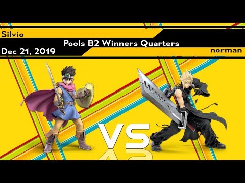 [Smash Ultimate] XenoArcadian 2019 Q4 (Pools B2 Winners Quarters) - Silvio vs norman