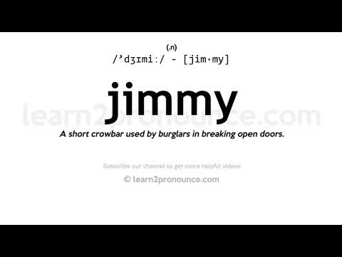 Pronunciation of Jimmy | Definition of Jimmy