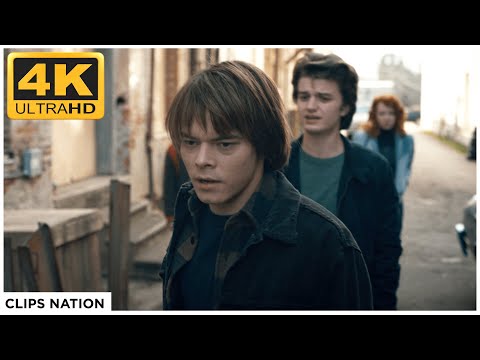 "Jonathan vs Steve" | Fight Scene | Stranger Things (S1) (2016) | Netflix | True 4K Ultra HD