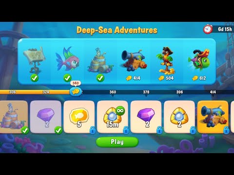 @Fishdom Merge Levels Deap-Sea Adventures 🐡 340