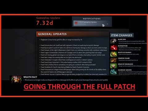 DOTA 2 - 7.32d Patch ALL Changes [Heroes, Items - Fixes]