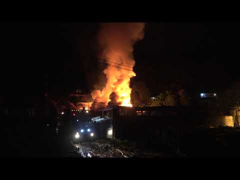 Tristeza no Incêndio na Serraria do 75 do Bairro dos Godinhos.