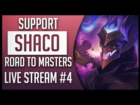 SHACO SUPPORT S11 ROAD TO MASTERS!! - LEAGUE OF LEGENDS