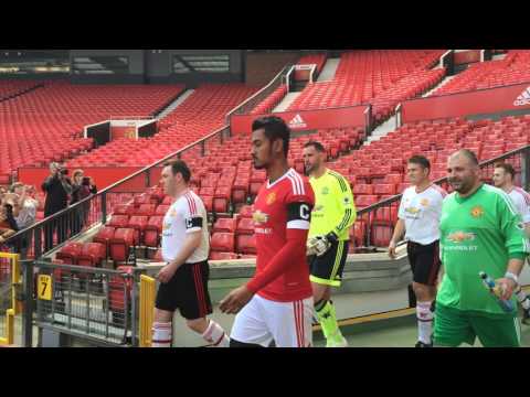 Football Aid 2016 - Man Utd Players Walking out the Tunnel