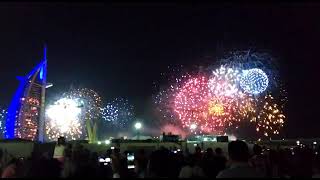 Dubai Fireworks 2021  Burj Al Arab  New Year Eve C