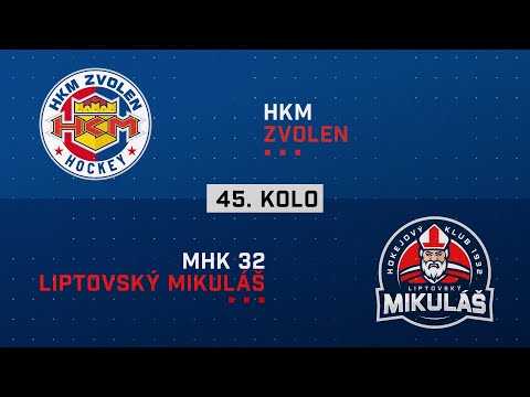 45.kolo HKM Zvolen - MHK 32 Liptovský Mikuláš HIGHLIGHTS