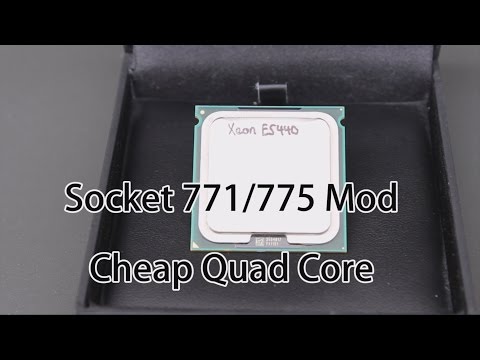 HowTo: Socket 771/775 Mod, Günstige Xeon Quad Cores, german/english sub