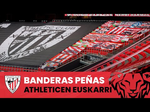 Imagen de portada del video Banderas Peñas I San Mamés I Athletic Club