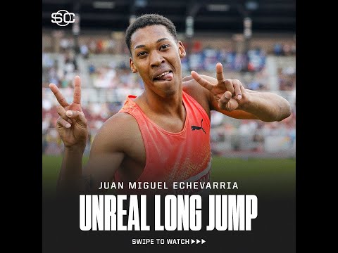 When Juan Miguel Echevarria hit a 8.83m long jump at just 19 years old