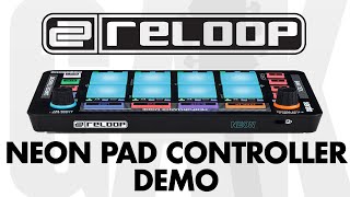 Video thumbnail for Reloop - Neon DJ Controller Demo at BPM 2014 by GAK