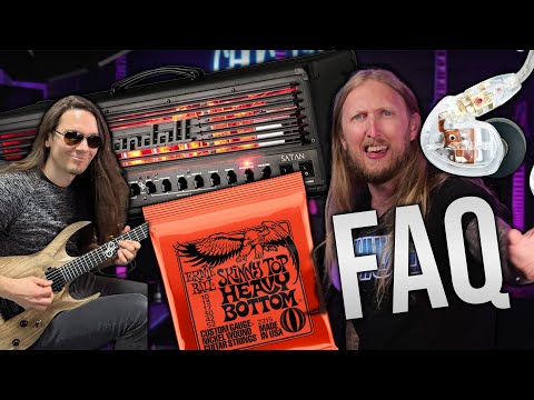 FAQ176 - MOST EVIL AMP, HOW OFTEN CHANGE STRINGS, TEEMU MÄNTYSAARI & SOLAR,  HOW TO GET CLEAR MIX
