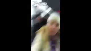 Crazy Racist White Woman in NYC Subway Attacks Black Men