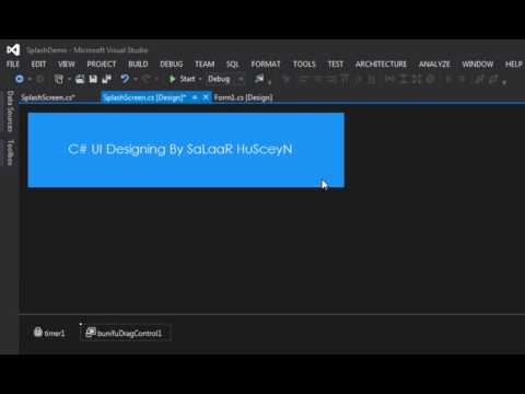 How to Create a Splash Screen with Color transitions using Visual C#?