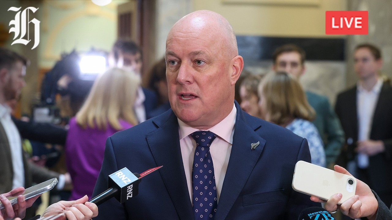 NZ Herald LIVE: Christopher Luxon speaks to the media