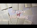 what i learned from 10 years of journaling: the story of the story of my life