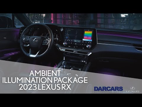 How to Adjust the Ambient Lights | 2023 Lexus RX