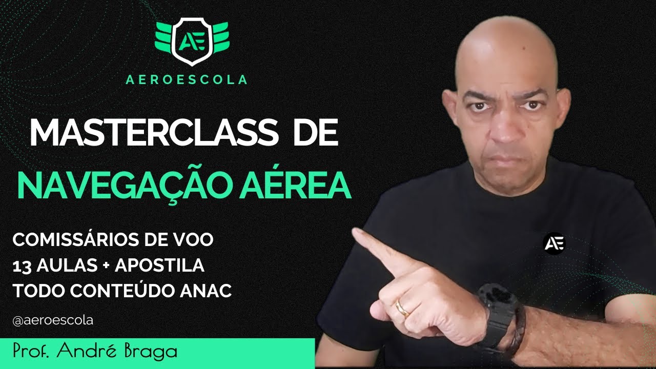 Bloco IV CGA - Decole sua carreira: MasterClass de Navegação Aérea para Comissários de Voo.