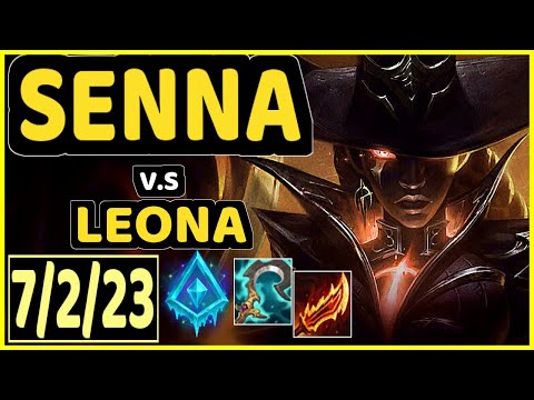 SENNA vs LEONA - 7/2/23 KDA BOTTOM SUPPORT CHALLENGER GAMEPLAY - NA