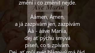 Ave Maria, Lucie Bílá, karaoke lyrics without vocals Ave Maria, Lucie Bílá, karaoke lyrics without vocals