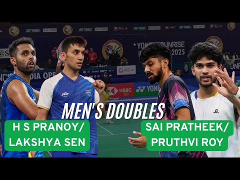 HS PRANNOY/LAKSHYA SEN VS SAI PRATEEK/PRUTHVI ROY:CENTRAL ZONE FINAL 2025