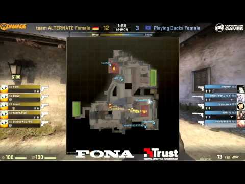ALTERNATE fe. vs. Playing Ducks fe. | Viertelfinale, Copenhagen Games Female 2014 | de_inferno