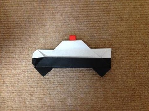 乗り物 折り紙 パトカー 乗り物 折り紙 パトカー