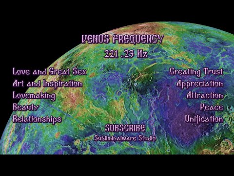 Subliminalware - Venus frequency 10 hours for headphones 221.23 Hz sleep meditation
