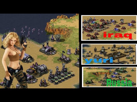 BATTLE BLACK EAGLE VS 3 ENEMY | RED ALERT 2 YURI'S REVENGE.#SHORTS